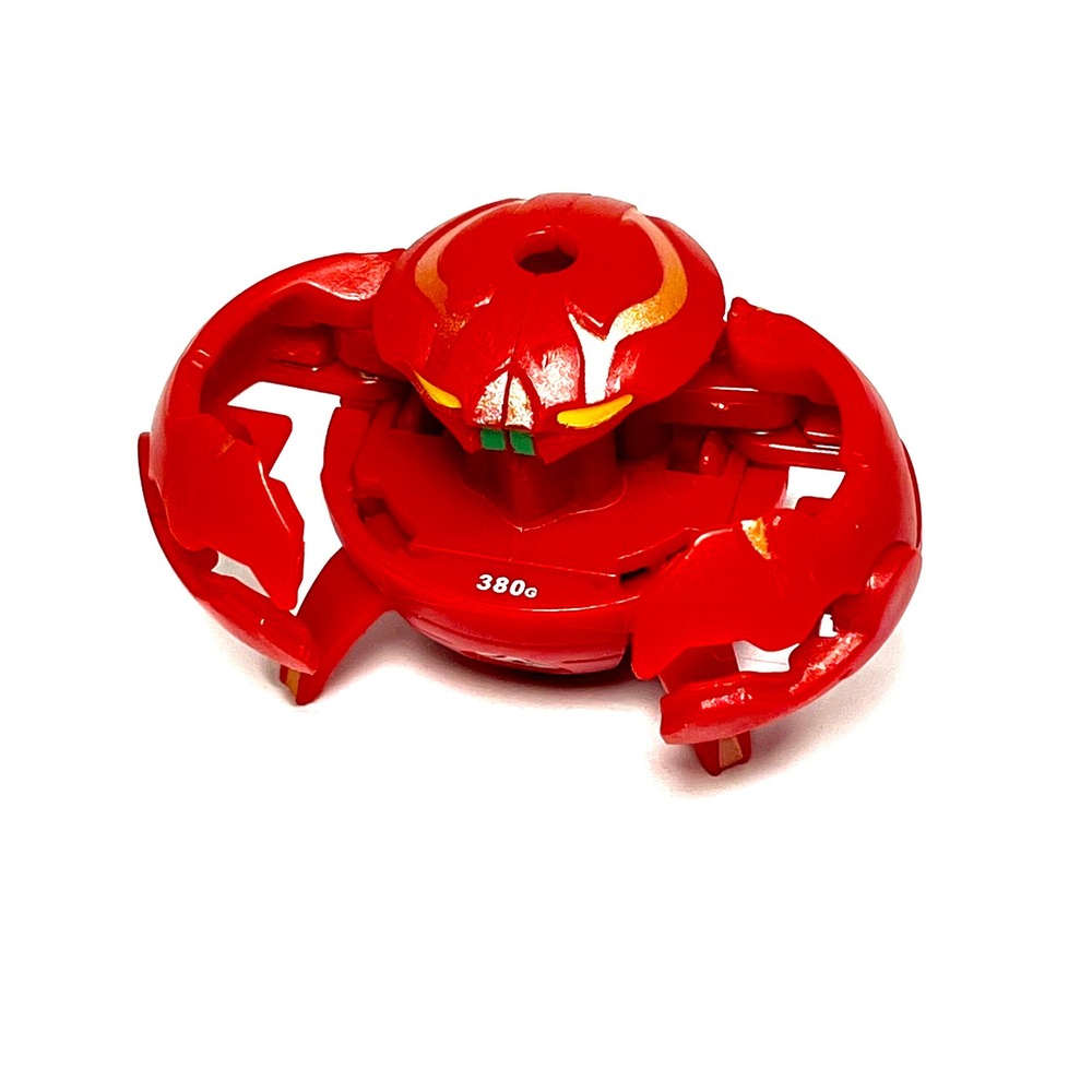 Bakugan Battle Brawlers B2 Red Pyrus Terrorclaw 380G Spin Master Vintage